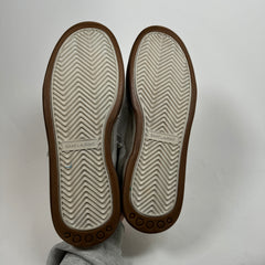 Saint Laurent White SL24 Leather Sneakers Size 42.5