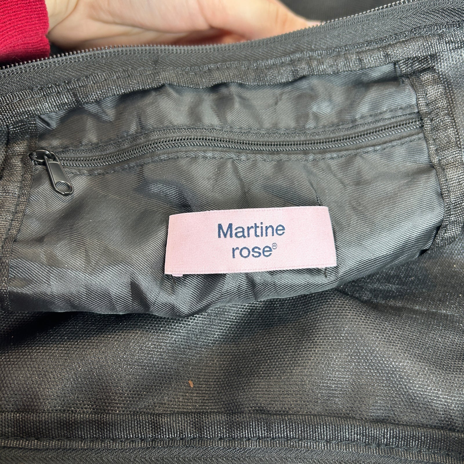 Martine Rose Sport Logo Foldable Duffle Bag