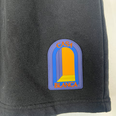 Casablanca Black L'Arche De Jour Patch Sweatshorts Size L