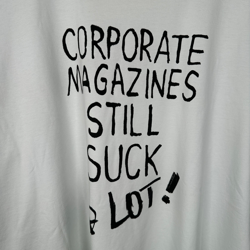Vetements Corporate Mags Suck Graphic T-Shirt