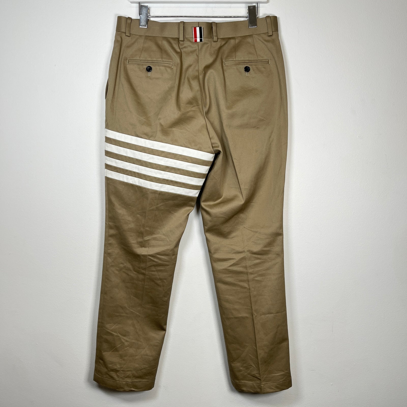 Thom Browne 4 Bar Khaki Pants Size 32