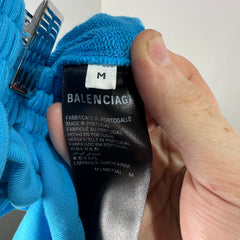 Balenciaga Campaign Blue Shorts Size M