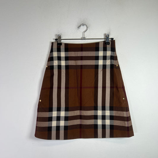Burberry Teodora Check Mini Skirt
