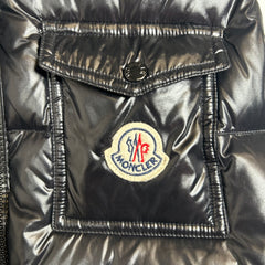 Moncler Black Puffer Vest Size 4