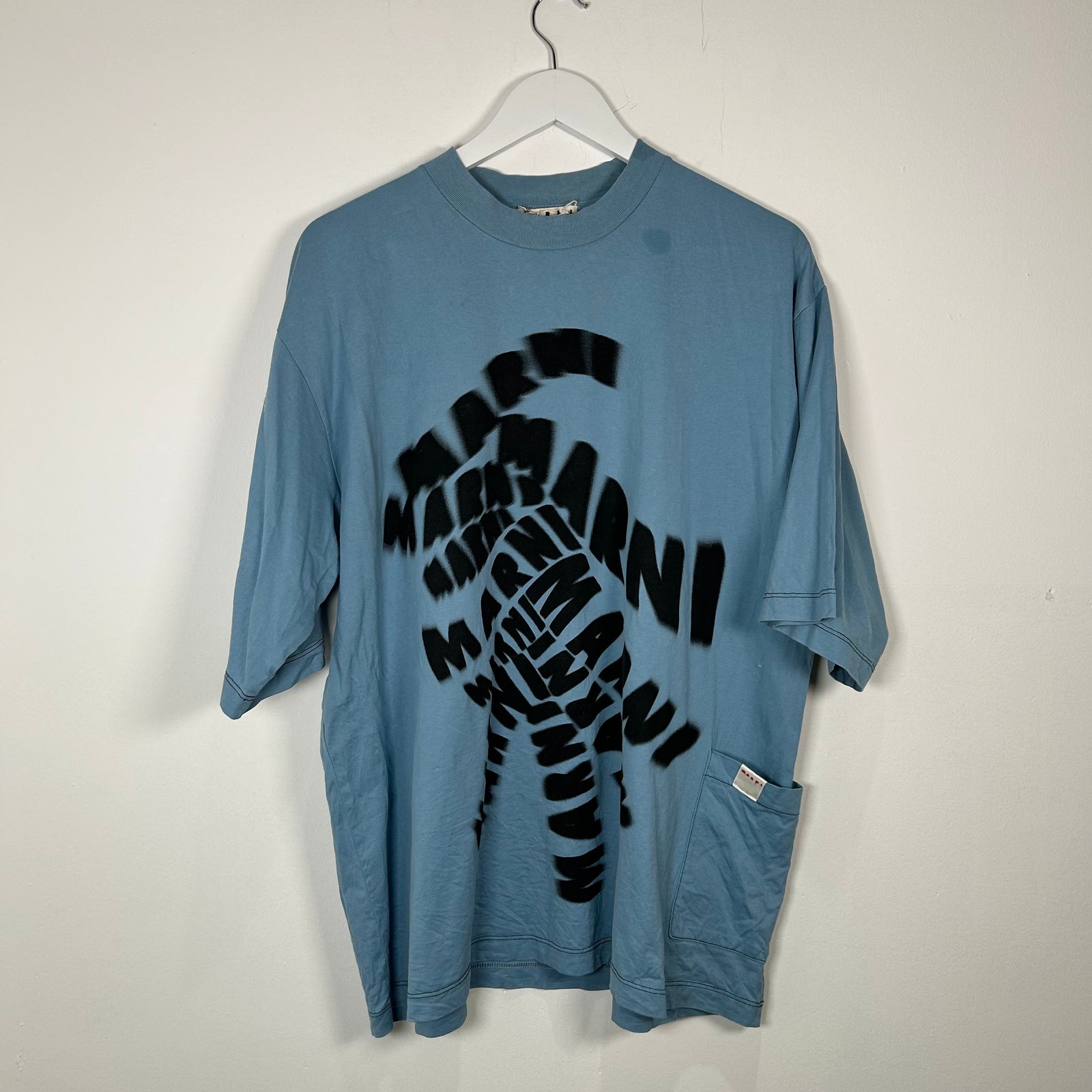 Marni Circular Spell-Out T-Shirt Size L