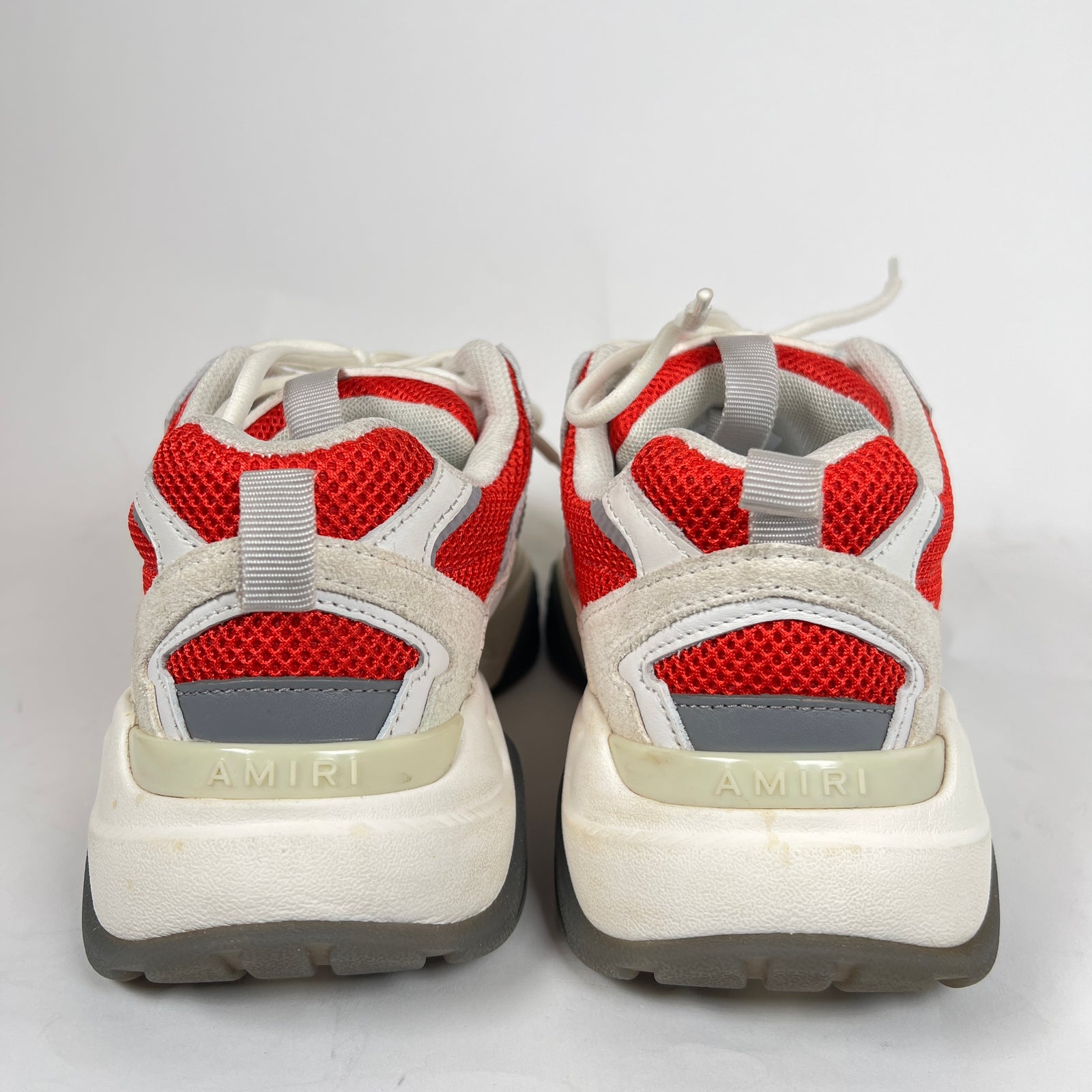 Amiri Grey/Red Bone Runner Size 42