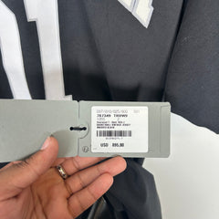 Balenciaga Grey Basketball Jersey T-shirt Size 2