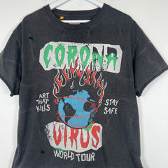 Gallery Dept Black Corona Virus T-shirt Size S