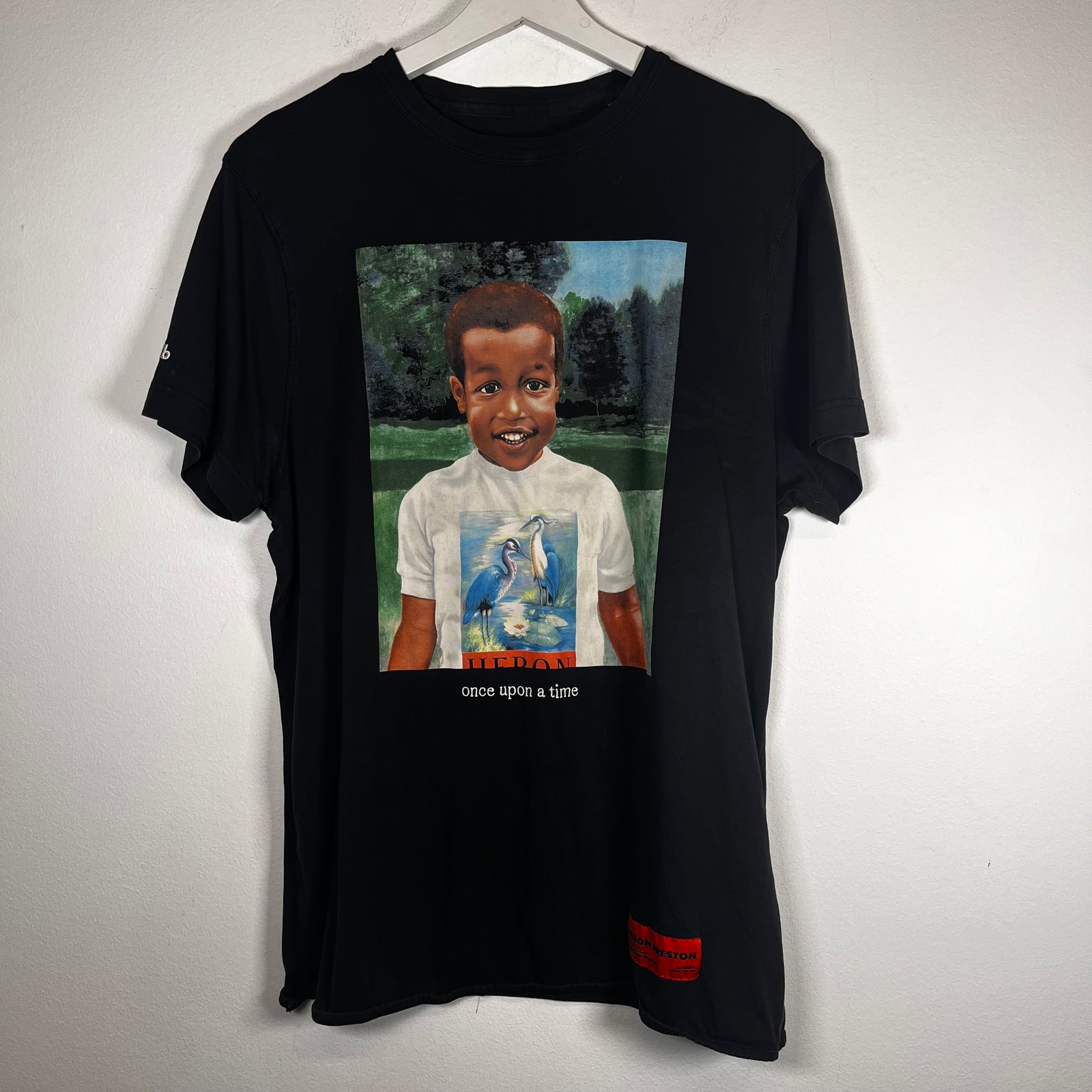 Heron Preston 'Once Upon A Time' Graphic T-Shirt Size M