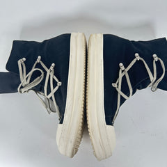 Rick Owens Black Hex High-Top Ramones Size 11.5