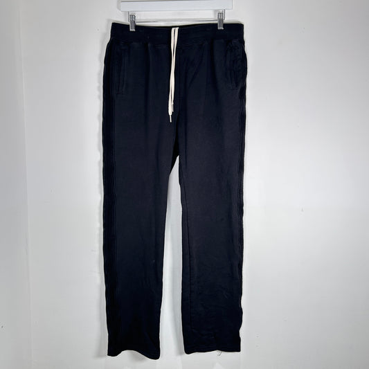 John Elliot Black Striped Sweatpants Size L