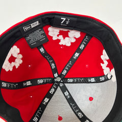 Denim Tears Red Fitted Hat Size 7 7/8