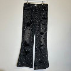 Vale Black Forever Rain Denim Jeans Size 32