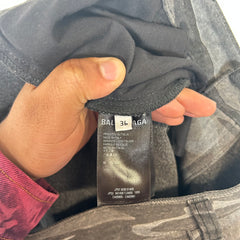 Balenciaga Dark Camo Jeans Size 36