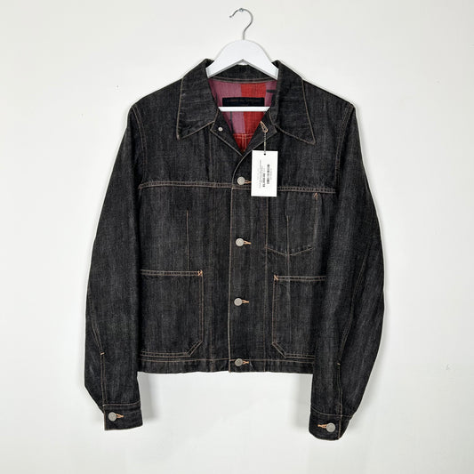 Commes Des Garcon 02AW Cuba Reversible Denim Jacket Size Medium