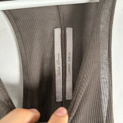 Rick Owens Luxor FW/23 Ziggy Dust Tank Top Size S