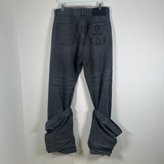 J.W. Anderson Bucket Grey Jeans Size 36