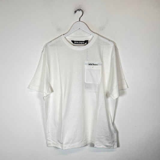 Palm Angels White Pocket Logo T-Shirt Size XL