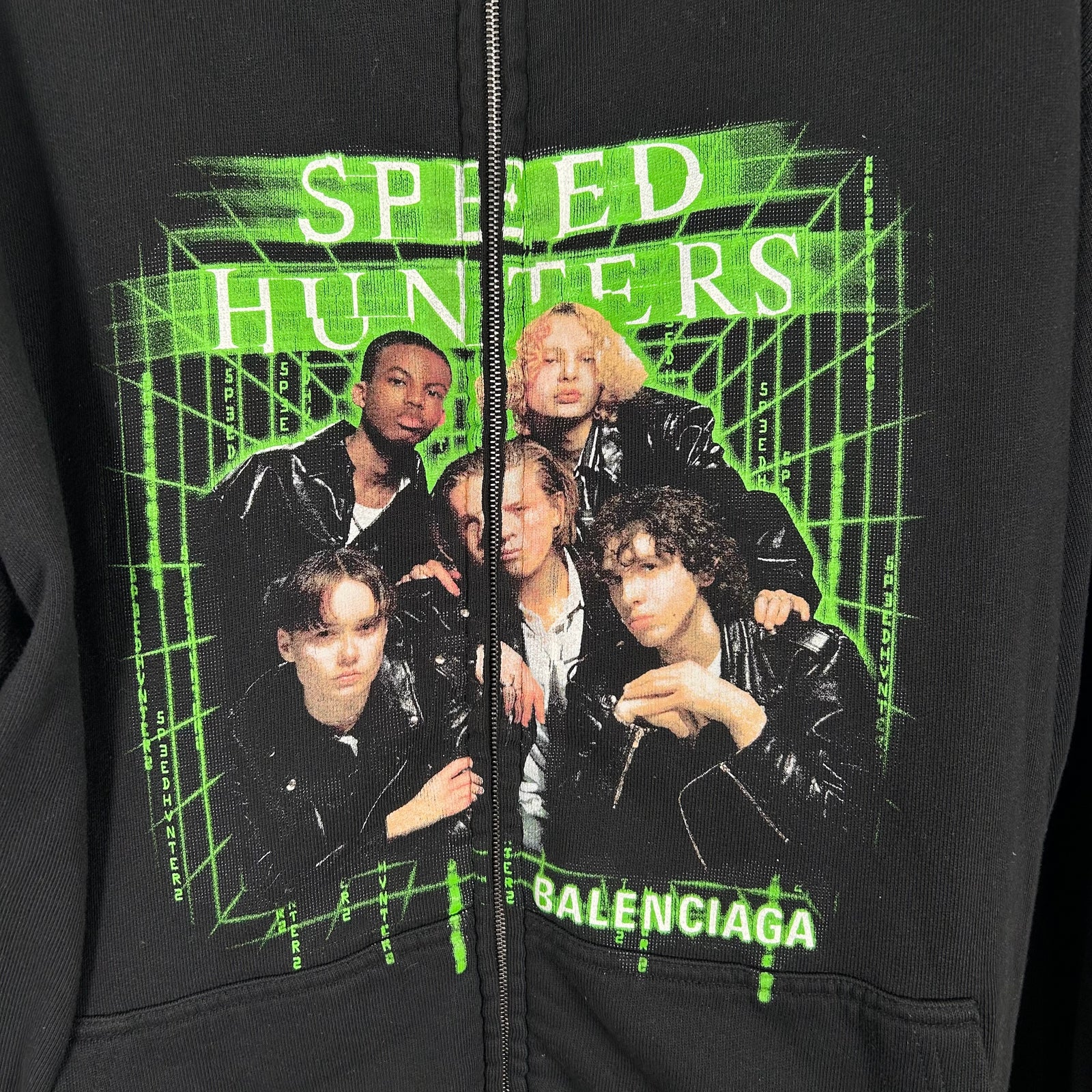 Balenciaga Speed Hunters Zip Up Hoodie Size M