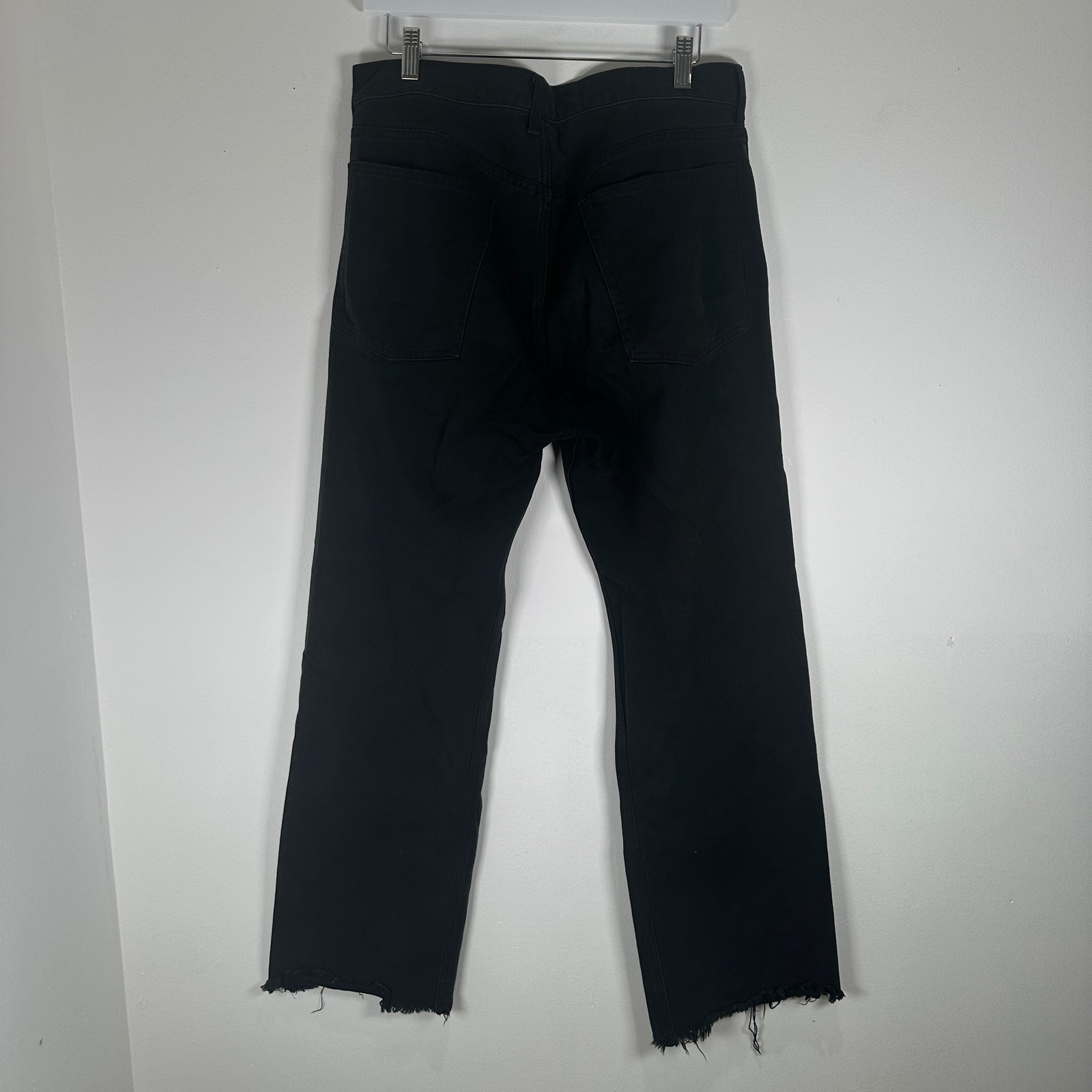 Needles Black Straight Leg Jeans Size 34