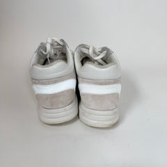 Chanel White CC Trainers Size 45