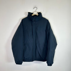 Fear Of God Essentials Navy Nylon Puffer Jacket Size S