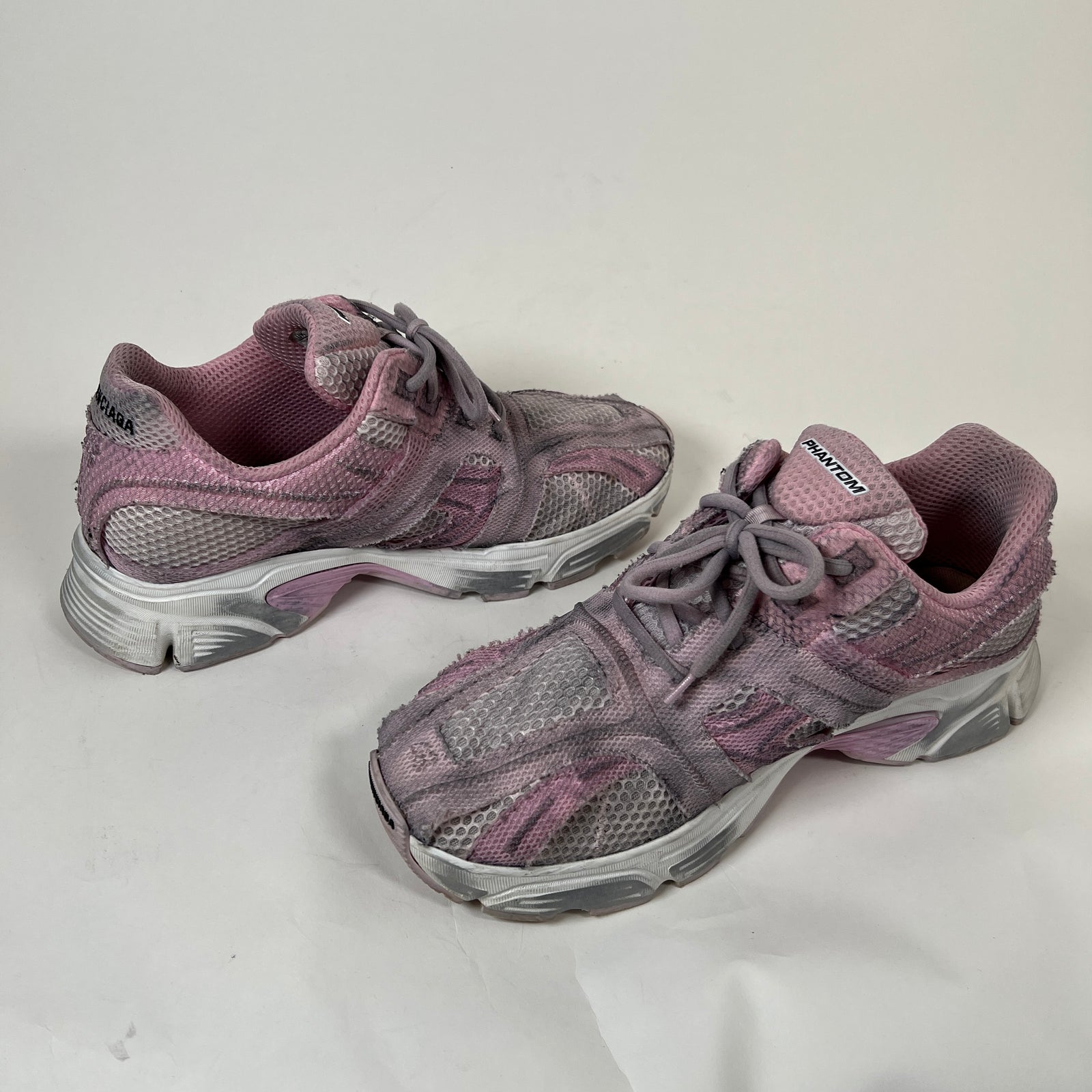 Balenciaga Pink Phantom Runners Sz 43