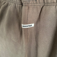Essentials Brown Logo Sweat-Shorts Size S