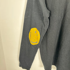 Kapital Black Smiley Face Long-Sleeve T-Shirt Size L