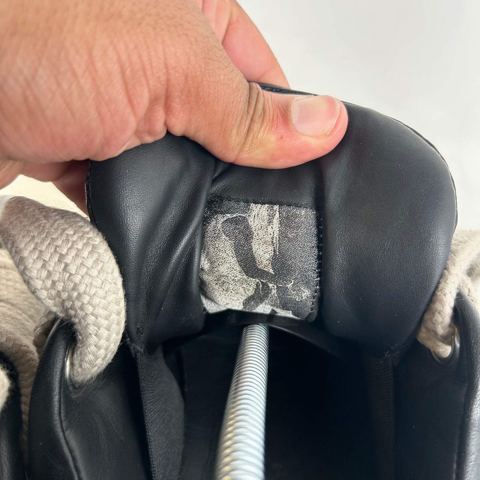 Rick Owens Black Jumbo Lace Puffer Ramones Size 41