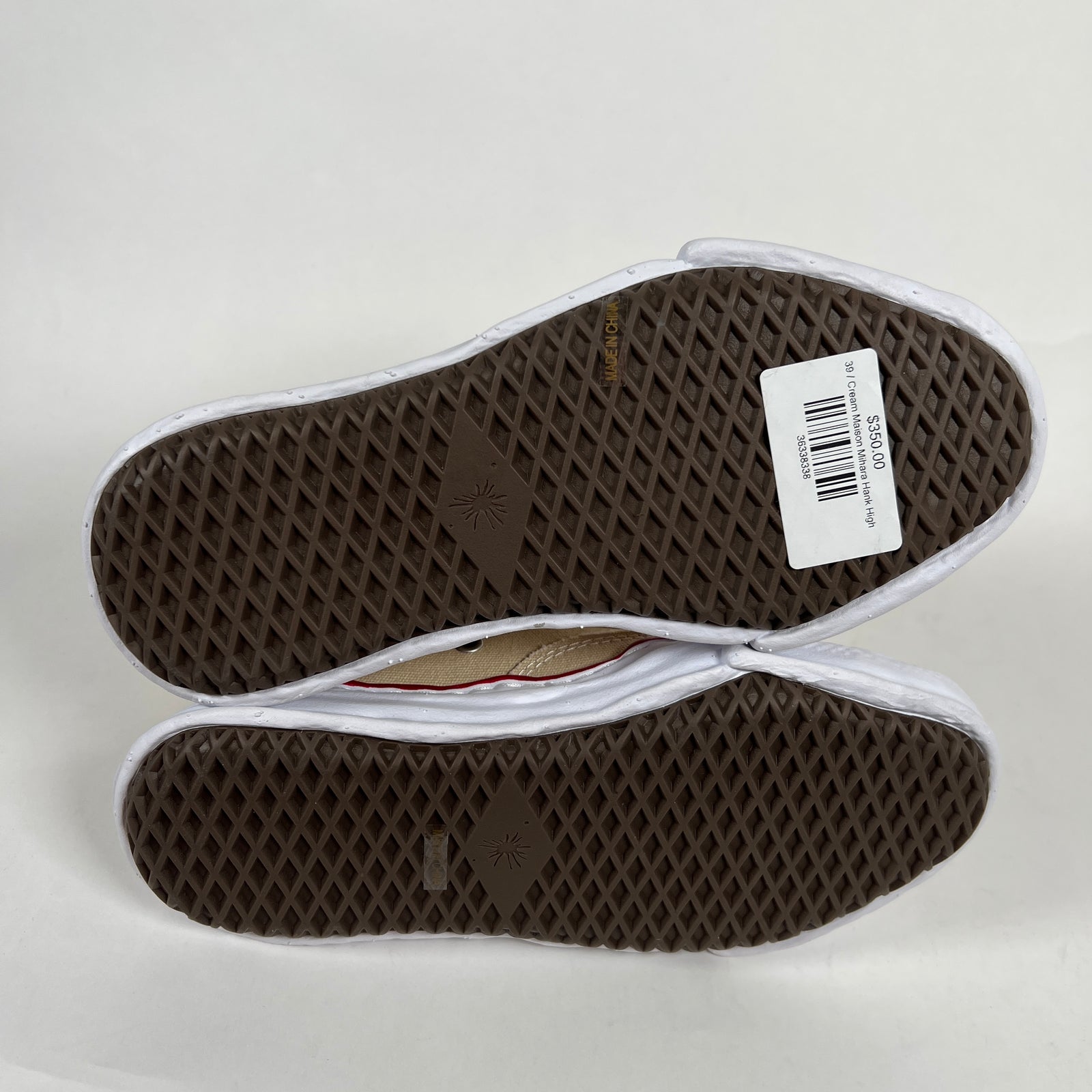 Maison Mihara MMY Beige Peterson Canvas High Tops