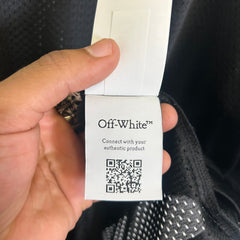 Off-White Black/Yellow Mesh Football Jersey Size L