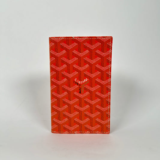 Goyard Orange Passport Holder