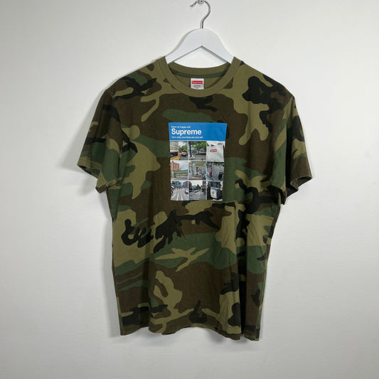 Supreme Camo 'Images' T-Shirt Size M