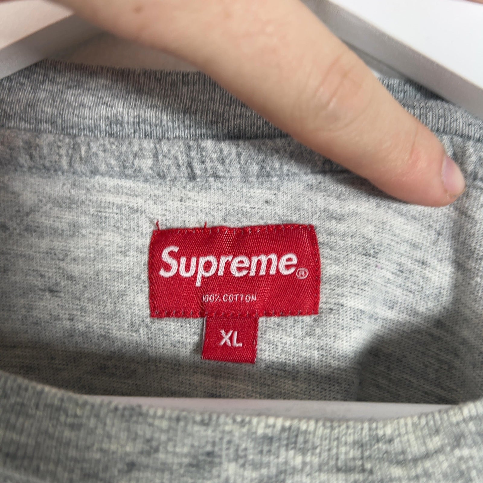 Supreme Logo Tag Longsleeve Shirt
