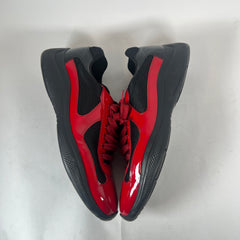 Prada Red/Black Patent Leather Cups Size 9