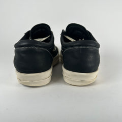 Rick Owens Black/Milk Vintage Low Top Sneakers Size 44