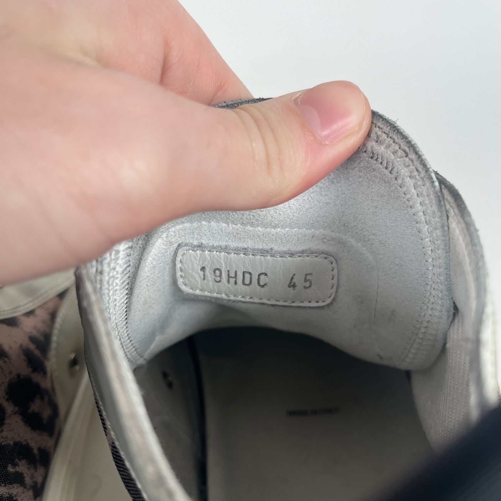 Dior B23 Cheetah High Top Sneaker Size 12