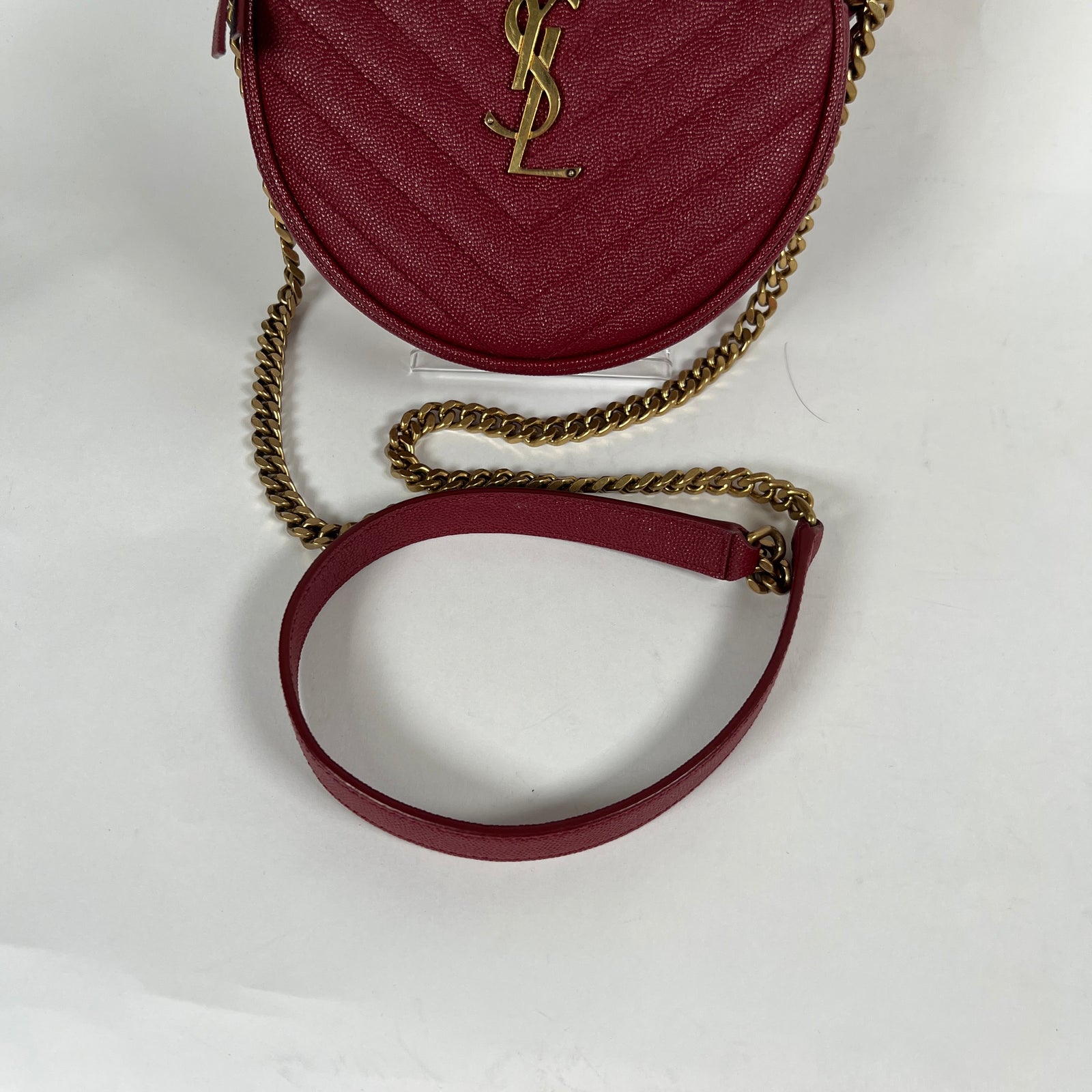YSL Round Opyum Red Round Vinye