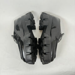 Prada Black Pointy Monolith Loafer Size 37.5
