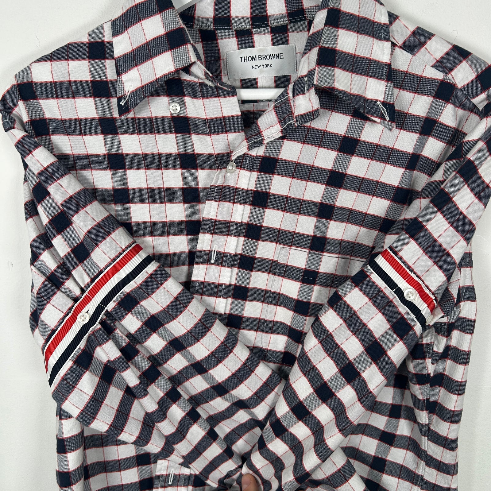 Thom Browne Plaid Shirt Size 4