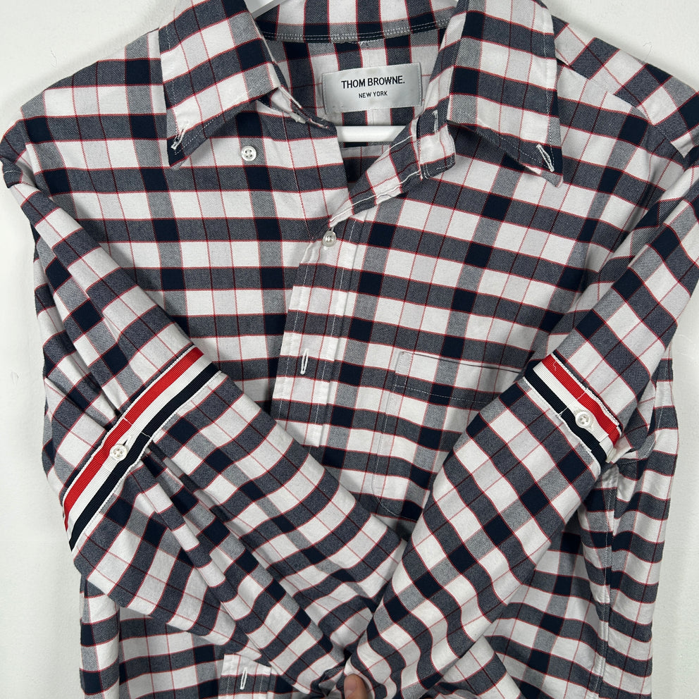 Thom Browne Plaid Shirt Size 4