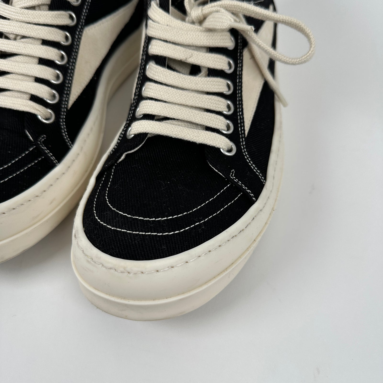 Rick Owen DRKSHDW Vintage Black Low Top Size 9