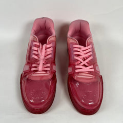 Louis Vuitton Fluorescent Pink Trainer Size 13