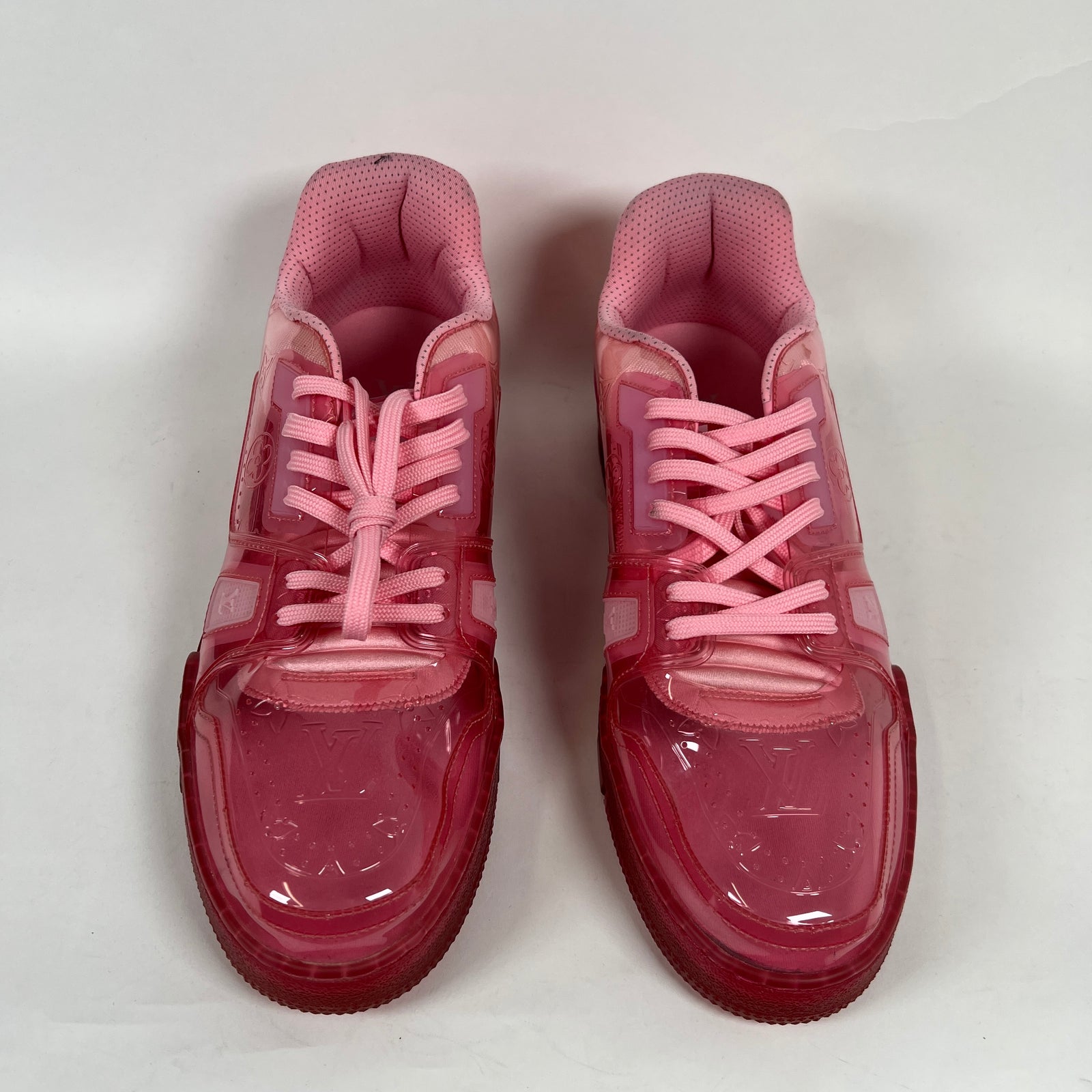 Louis Vuitton Fluorescent Pink Trainer Size 13