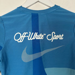 Off-White x Nike Dri-Fit Blue 'Sport' Long-Sleeve Shirt Size M