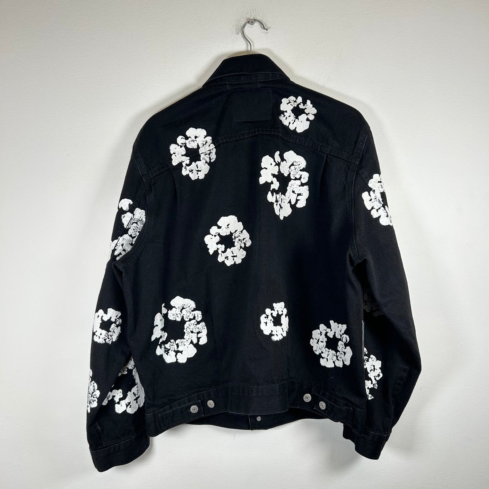 Denim Tears Black Wreath Jean Jacket Size L