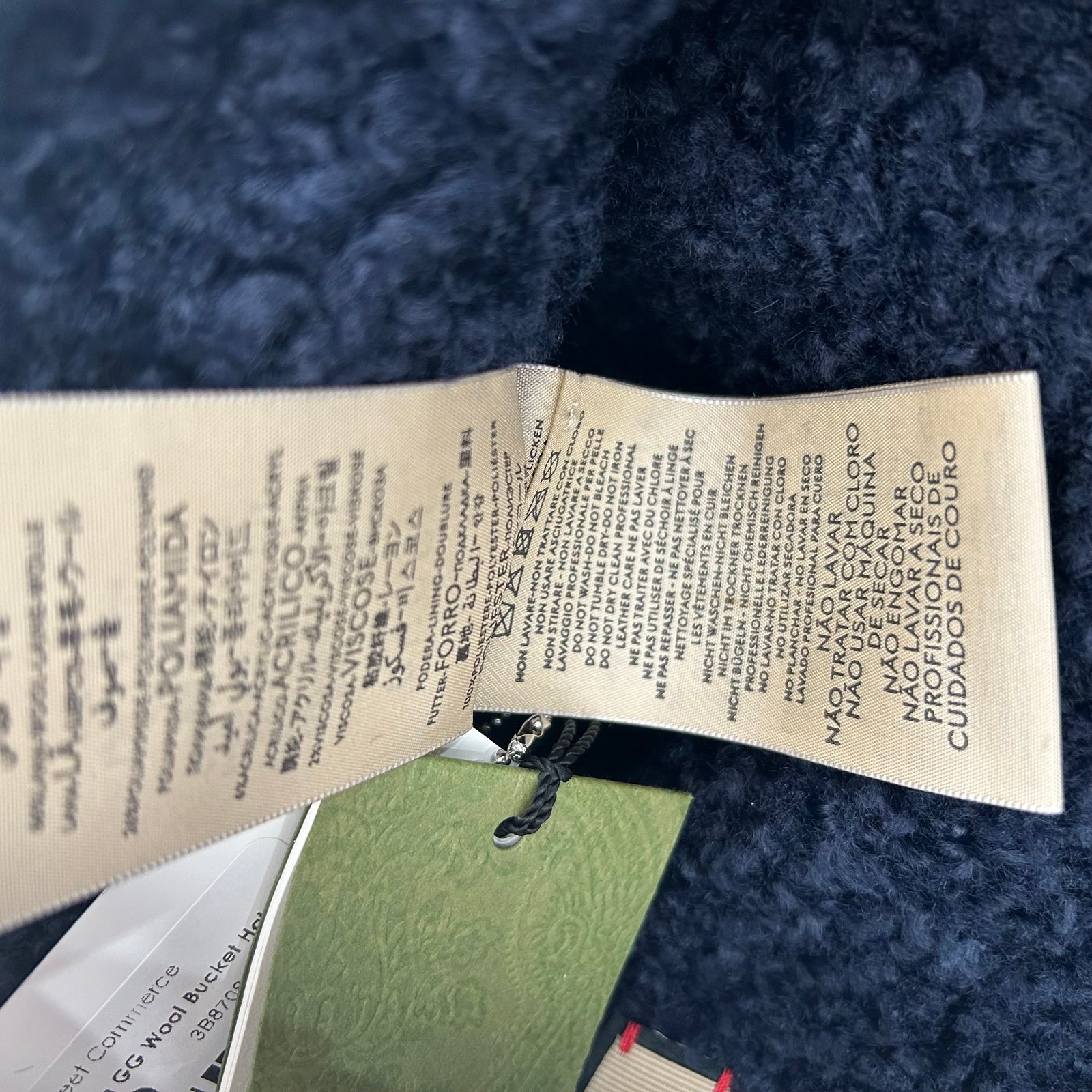 Gucci Green GG Wool Bucket Hat