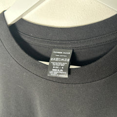 Number (N)ine School of Visual Comedy Black T-Shirt  Size 4