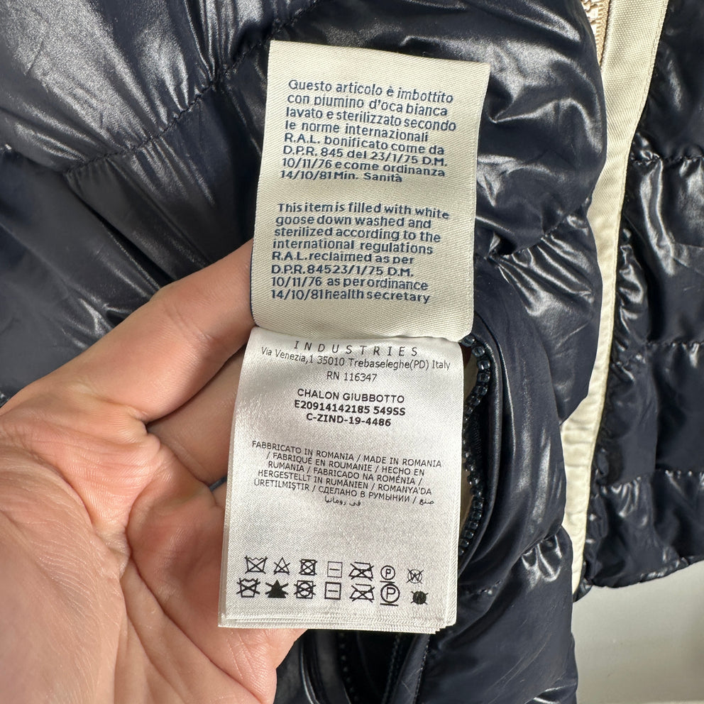 Moncler Navy Reversible Puffer Size M